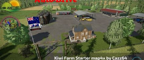 Fs Autodrive For Kiwi Farm Starter Map X V Courseplay