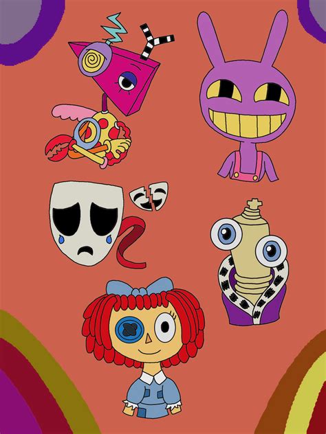 The Rest of the Amazing Digital Circus Cast by GaiaKoraidon on DeviantArt