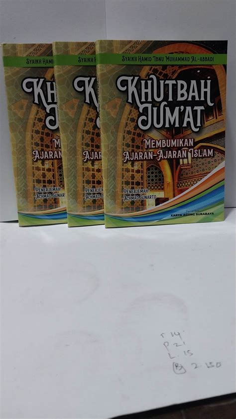 Paket 10 Buku Khutbah Jumat Membumikan Ajaran Ajaran Islam Lazada