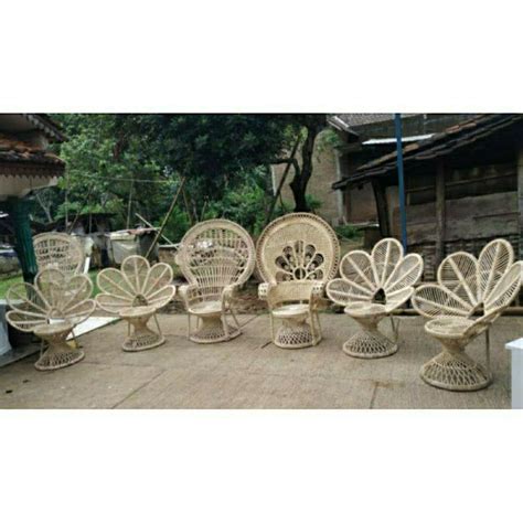 Jual Kursi Pelaminan Rotan Sett Manten Rotan Kursi Wedding Kursi Akad