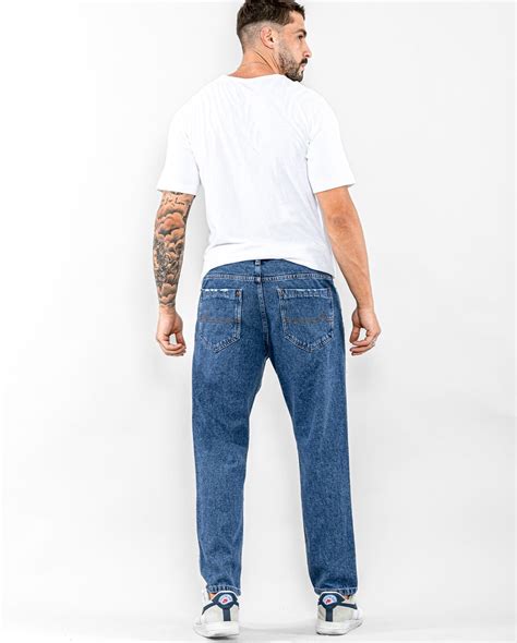 Calça Jeans Masculina Reta 21935 Escura Azul