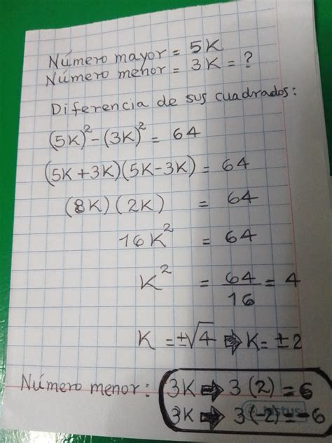 DOS NUMEROS SON ENTRE SI COMO 5 ES A 3 SI LA DIFERENCIA DE SUS