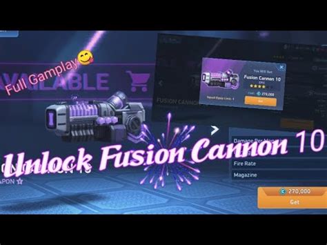 Unlock Fusion Canon 10 With Credits Mech Arena TJG YouTube