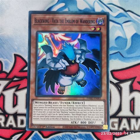 Jual Yugioh Blackwing Vata The Emblem Of Wandering Dabl Super Rare St