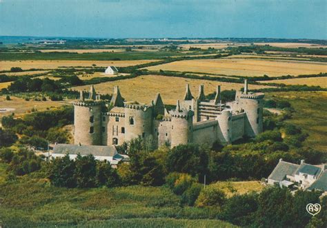 Sarzeau Ruines du Château de Suscinio Carte postale ancienne et vue