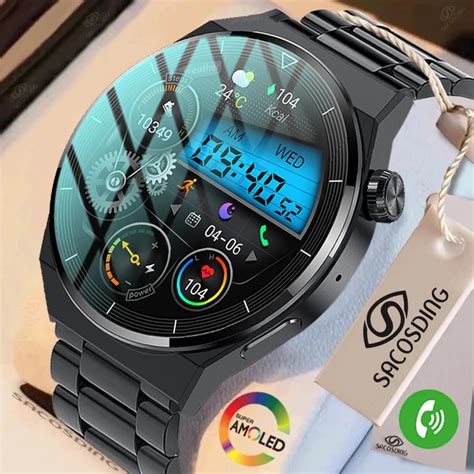 Bluetooth A R Smartwatch Erkekler Huawei Pro Amoled Hd Ekran