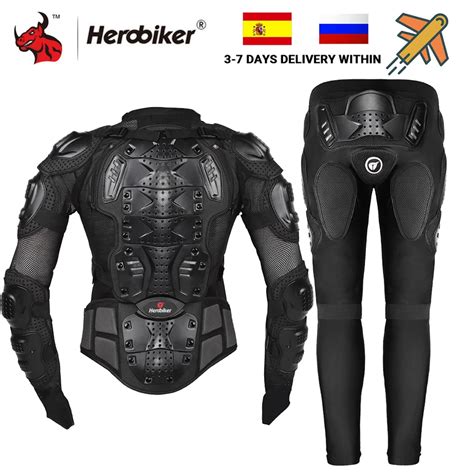 Herobiker Motorcycle Jacket Men Full Body Motorcycle Armor Motocross