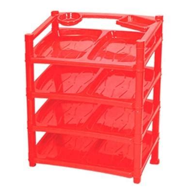 RFL Shoe Rack Modern 4 Step - Red - 95642 : RFL | Rokomari.com