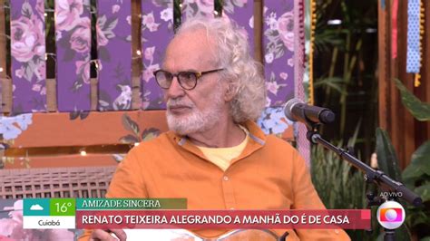 Cantor Renato Teixeira não gosta de ver cenas quentes da filha em