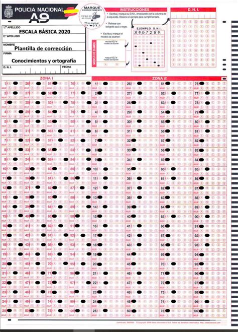 Examen Polic A Nacional Temario Psicot Cnicos Ortograf A Y