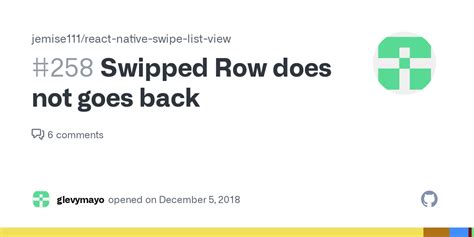 Swipped Row Does Not Goes Back Issue Jemise React Native