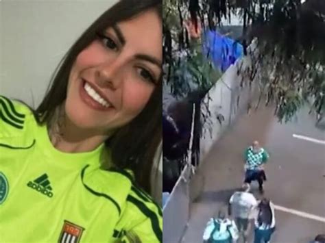 V Deo Mostra Momento Que Torcedora Do Palmeiras Atingida Por Garrafa