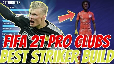 FIFA 21 PRO CLUBS THE BEST META STRIKER BUILD POST PATCH MAX SKILL