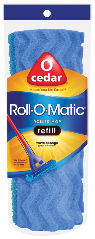 O-Cedar Roll-O-Matic 8-1/2 Mop Refill Sponge 1 pk #VSHE1013572, 118776