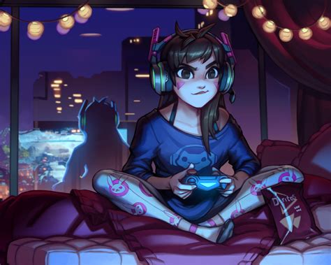 1280x1024 Resolution Dva Overwatch Cute Artwork 1280x1024 Resolution ...