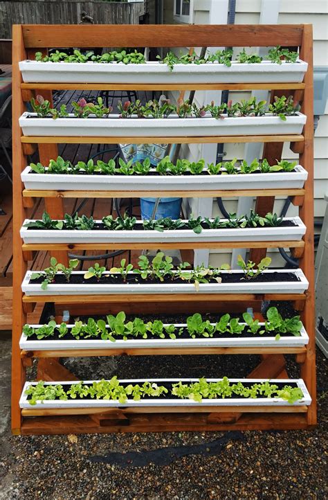 Vertical Garden with Removable Rain Gutter Planters (Step-by-Step DIY)