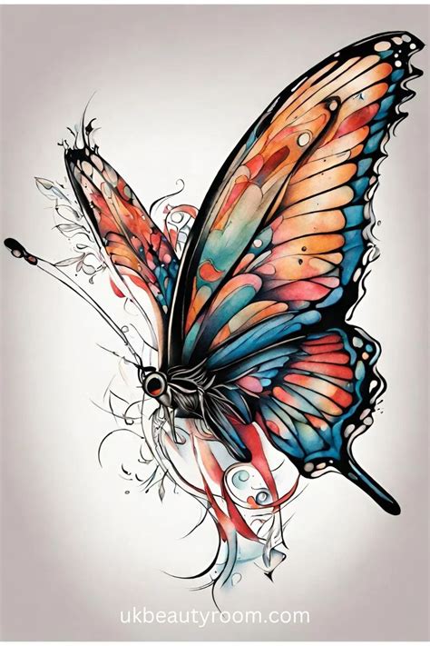 Beautiful Butterfly Tattoo Ideas With Their Meanings In Blue