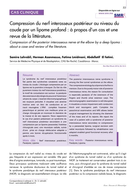 PDF Examen clinique rhumatologique minimal à l entrée en PDF