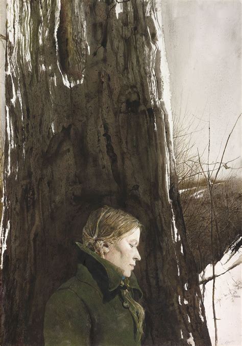 Andrew Wyeth Helga On Paper By Catherine Quillman Incollect Andrew