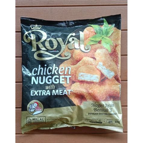 Jual Belfoods Royal Chicken Nugget With Extra Meat 470 Gr Shopee