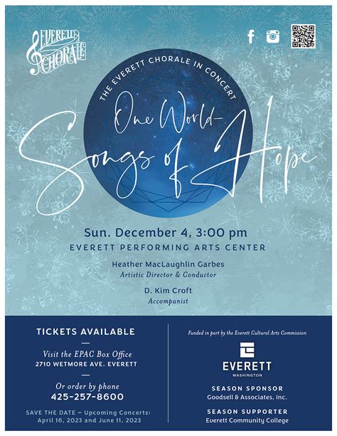 One World Songs Of Hope Greater Seattle Choral Consortium