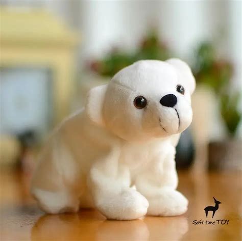 Cute Stuffed Plush Animals Toy Simulation Polar Bear Doll Childrens