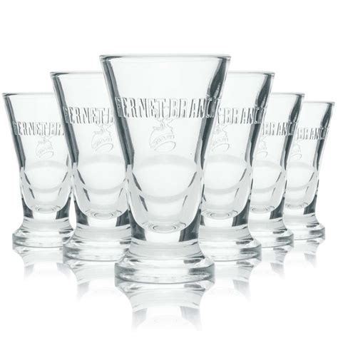 Fernet Branca Schnapsglas | Relief 2cl Shot (6er Set)