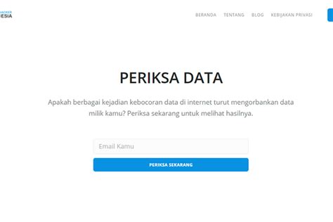 Cara Mengetahui Data Pribadi Bocor Dan Langkah Mudah Mengatasinya