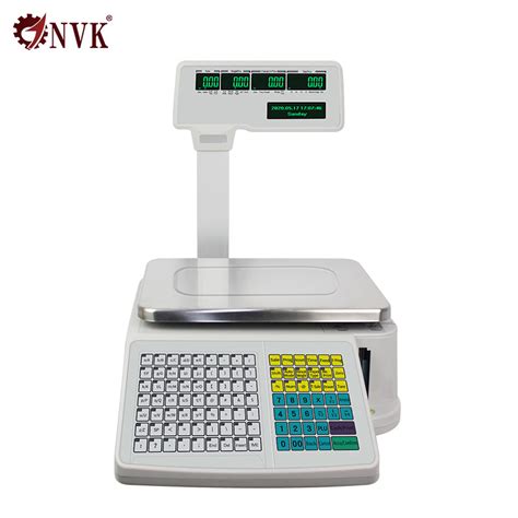 Kg Electronic Barcode Label Printing Weighing Scales Cash Register