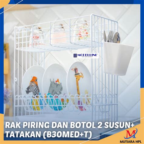 Jual Rak Piring Dan Botol Susun Tatakan Rak Dapur Bawah Lemari