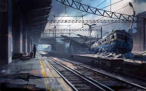 Late For The Train By Alexiuss On Deviantart Digital Artwork Fantasy