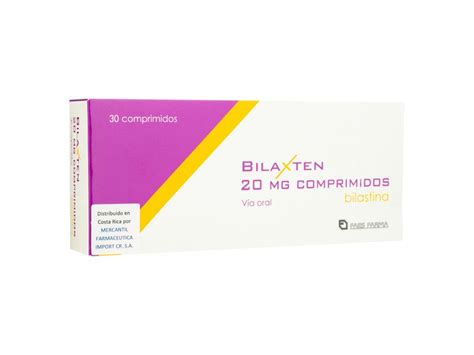 Bilaxten Faes Farma 20 Mg X 30 Comprimidos