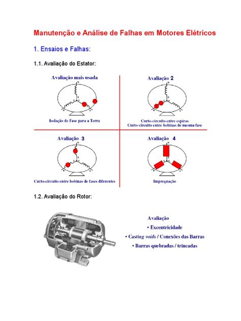 Manutenção E Análise De Falhas Em Motores Elétricos