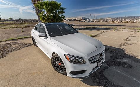 2016 Benz C300 Cars Mercedes Modified Vorsteiner White Hd