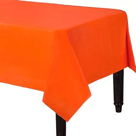 Toalha De Mesa Para Cores De Anivers Rio X Cm Glam Color Orange