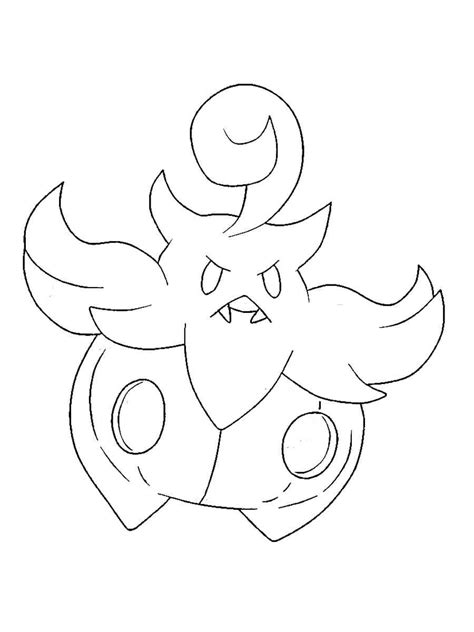 Pumpkaboo Pokemon Coloring Pages