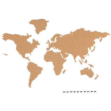 Cork Board World Map World Map Bulletin Board World Map Pin Board