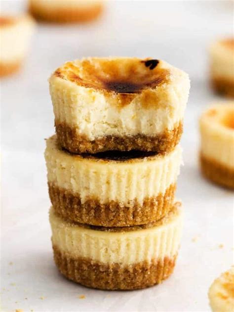 Mini Creme Brûlée Cheesecake Cheese Knees