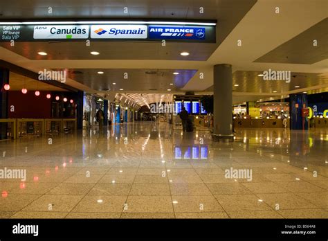Inside Barcelona Airport In The Departures Lounge El Prat Barcelona