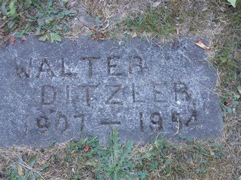 Walter George Ditzler 1907 1954 Find A Grave Memorial