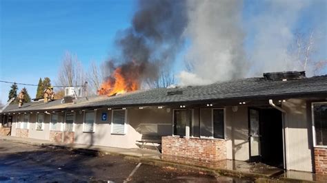 Crews tackle a structure fire in Medford | KTVL