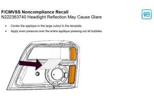 Gm S Fix For The Gmc Terrain Excessive Headlamp Glare Recall