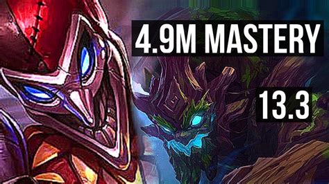 SHACO Vs MAOKAI JNG 4 9M Mastery 4 1 11 2600 Games KR Master