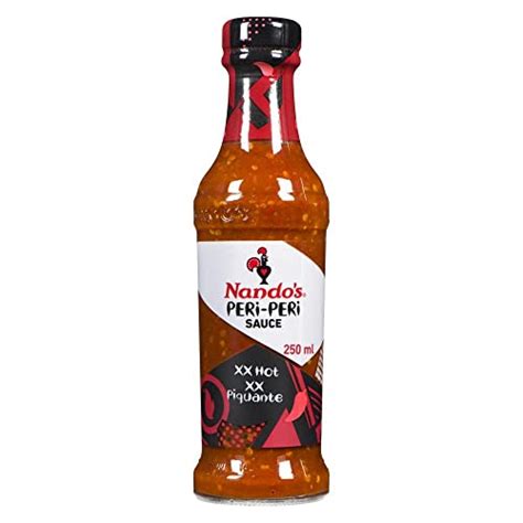Nando s XX Hot Peri Sauce piquante extra chaude épicée et savoureuse sans gluten végétarienne