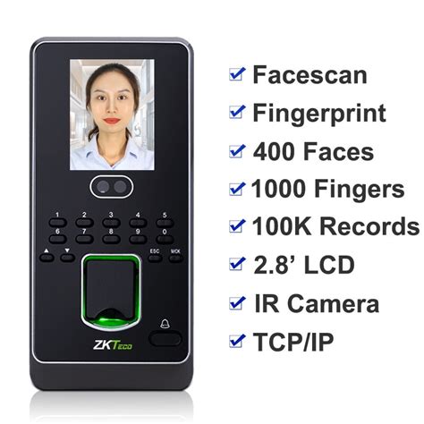 Zkteco Multibio Iface Tcpip Usb Face Machine Biometric Fingerprint