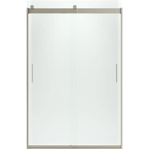 KOHLER Levity 74-in H x 44.625-in to 47.625-in W Frameless Bypass ...