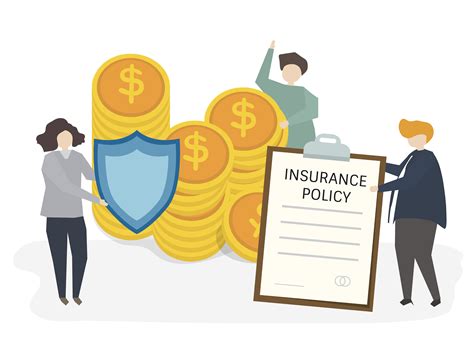 Illustration Of People With Insurance Policy Download Free Vectors