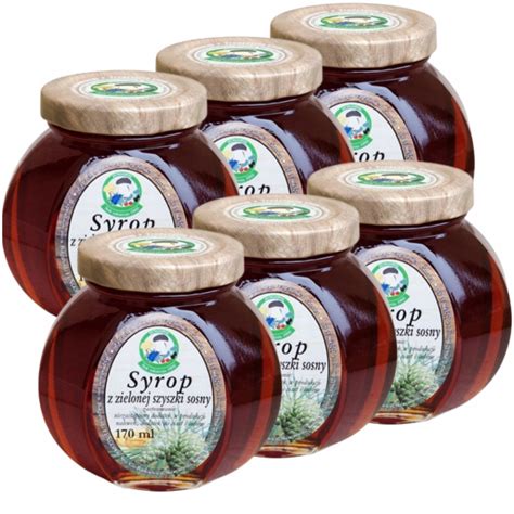 6x PYSZNY SYROP Z ZIELONEJ SZYSZKI SOSNY 170 Ml 13861802602 Allegro Pl