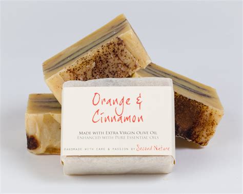 Orange And Cinnamon Handmade Soap Second Nature Soaps