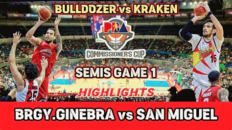 Brgyginebra Vs San Miguel Beermen Live Pba Season 48 Commcup